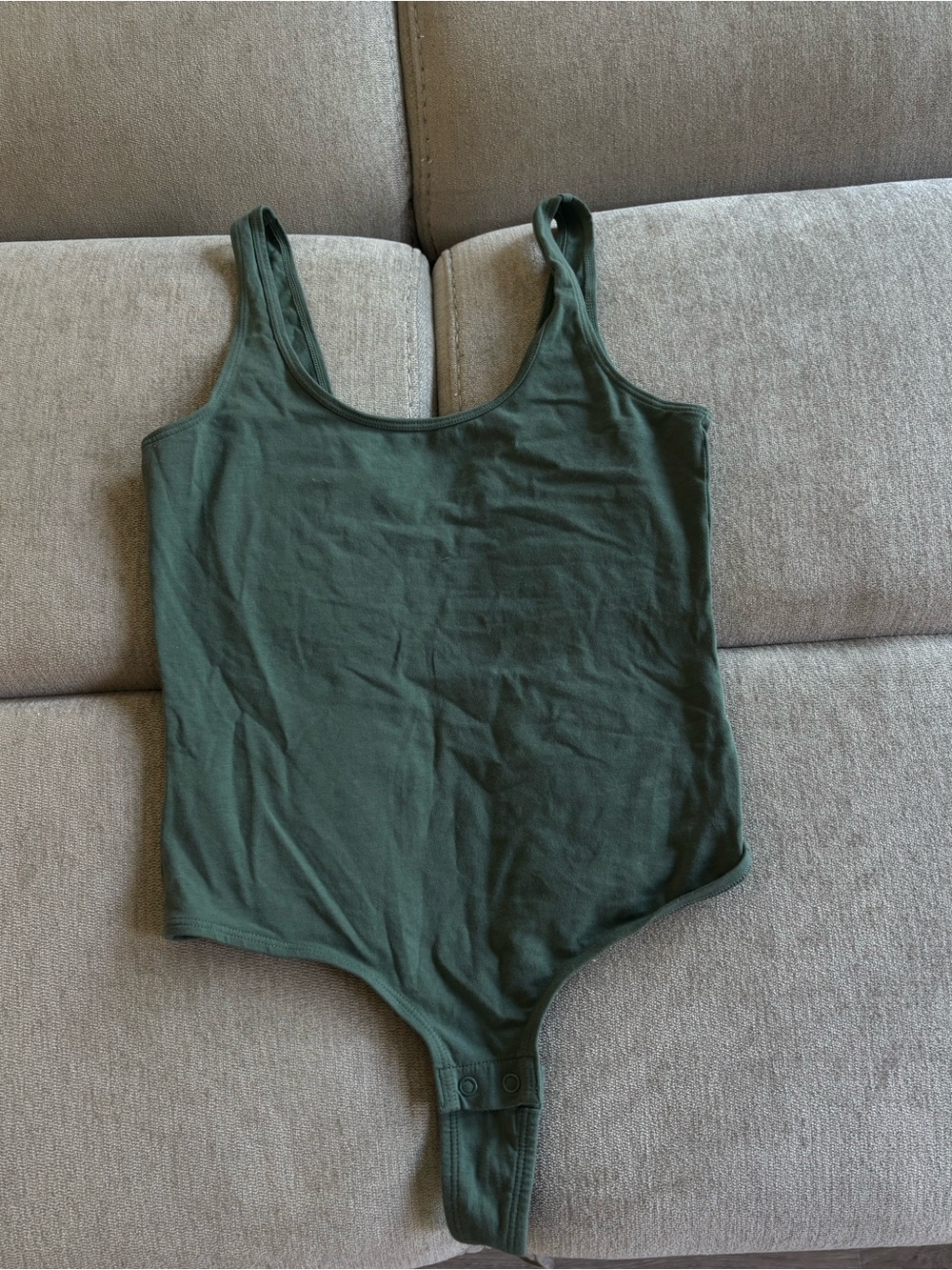 Classic Olive Green Auden One-Piece Bodysuit